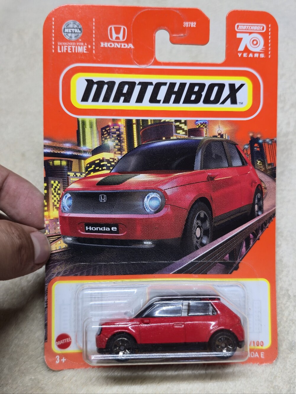 2023 Matchbox #36 Honda E PREMIUM CRYSTAL RED | FSC